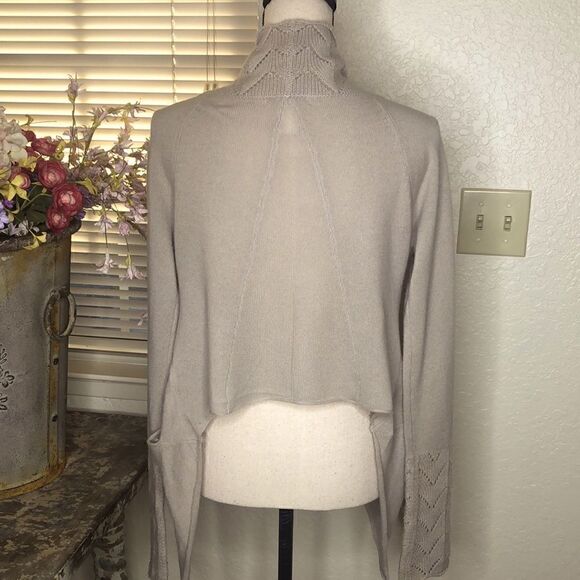 Gold Hawk Wool and Cashmere Sweater Size M Lagenlook, Beigecore, Old Money - Picture 6 of 16